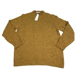 Alex Mill Mens Size XL Donegal Crew Neck Sweater Honeycomb NWT